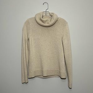 J. Crew Factory Merino Wool Blend Cowl / Turtle Neck Sweater